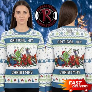 Pokemon Bug Type Critical Hit 2026 Pokemon Ugly Christmas Sweater