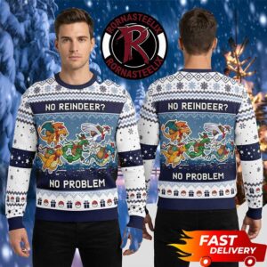 Pokemon Flying Type No Reindeer No Problem 2026 Pokemon Ugly Christmas Sweater