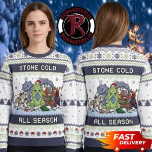 Pokemon Rock Type Stone Cold All Season 2026 Pokemon Ugly Christmas Sweater
