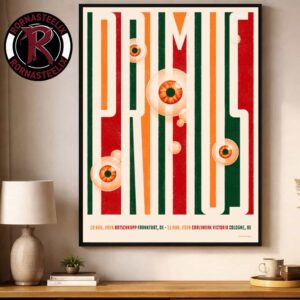 Primus Band Germany 2026 Venue Poster In Frankfurt and Cologne On August 10 and 11 2026 At Batschkapp And Carlswerk Victoria Poster Decor Canvas