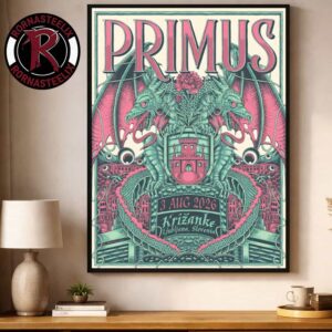 Primus Band Ljubljana Slovenia 2026 Event Poster At Krizanke Summer Theatre On August 3 2026 Poster Decor Canvas