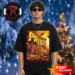 Primus Manchester UK 2026 Event Poster At O2 Victoria Warehouse On August 17 2026 Unisex T Shirt