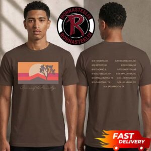 Queens Of The Stone Age 2026 Desert Sun 2026 Tour Dates Unisex T Shirt Two Sided