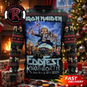 Run For Your Lives Eddfest 2026 Knebworth Iron Maiden Ugly Sweater