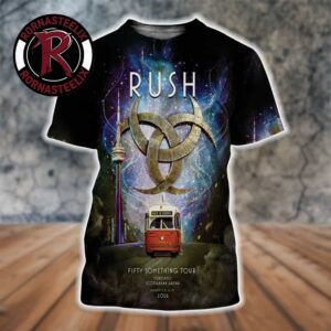Rush Band Fifty Something Tour 2026 Toronto Event Poster At Scotiabank Arena On August 7 9 11 13 2026 All Over Print Shirt