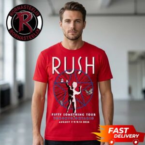 Rush Band Toronto Ontario Fifty Something Tour 2026 Merch Tee at Scotiabank Arena On August 7 13 2026 Unisex T Shirt