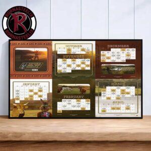 San Antonio Spurs NBA Official Schedule 2026 27 Season Poster Decor Canvas