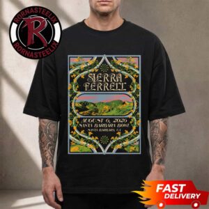 Sierra Ferrell Event Poster 2026 Santa Barbara Show At Santa Barbara Bowl On August 6 2026 Art By Sight Study Unisex T Shirt