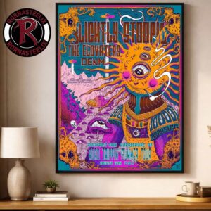 Slightly Stoopid Harrisburg PA 2026 Event Poster At Stage at Riverfront Park On August 13 2026 Road Trippin Summer Tour Poster Decor Canvas