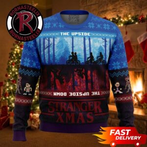 Stranger Xmas The Upside And The Upside Down Gift Stranger Things Ugly Sweater