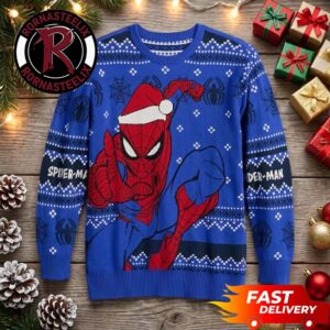 Super Hero Friendly Neighborhood Spider Man Christmas Santa Claus Gift Spider Man Ugly Sweater