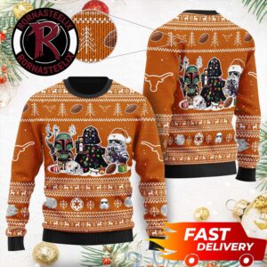 Texas Longhorns x Star Wars 2026 NCAA Ugly Christmas