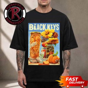The Black Keys Nashville TN 2026 Event Poster At The Pinnacle On August 7 2026 Peaches N Kream World Tour Unisex T Shirt