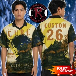 The Cure Edinburgh Summer Sessions 2026 Jersey Merch At Royal Highland Showground On August 23 2026 Football Jersey