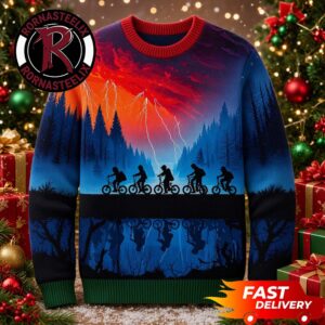 Upside Down vs The Upside 2026 Fan Gift Stranger Things Ugly Sweater