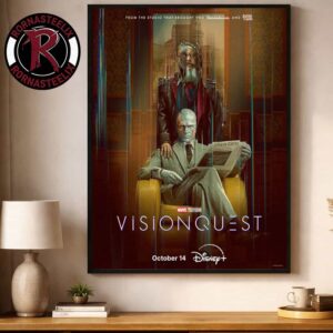 Vision Quest Marvel Television 2026 Official Poster Premieres On Disney Plus October 14 2026 Poster Decor Canvas