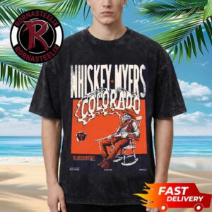 Whiskey Myers Colorado 2026 Denver Event Poster At Fiddler’s Green Amphitheatre On August 2 2026 Southern Hospitality Tour Washed T Shirt