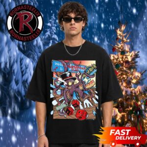 Widespread Panic Atlantic City Poster 3 Nights At Hard Rock Live at Etess Arena On August 14 To 16 2026 Atlantic City NJ Art By Mark Serlo Unisex T Shirt
