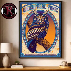 Widespread Panic Event Poster 3 Nights At Hard Rock Live at Etess Arena On August 14 To 16 2026 Atlantic City NJ Poster Decor Canvas