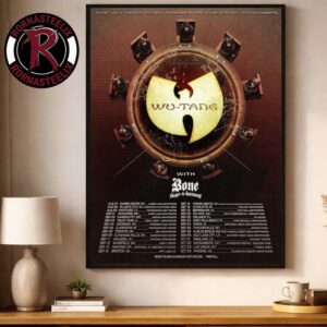 Wu Tang Clan The Wu Tang Forever The Final Chamber Tour 2026 Schedule Tour Dates Poster Decor Canvas