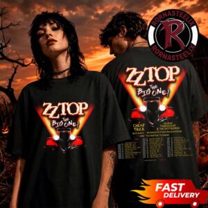 ZZ Top The Big One Tour 2026 Schedule Tour Dates Unisex T Shirt Two Sided