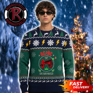 ACDC Hells Bells For Those About To Have A Great Christmas 2026 Holiday Ugly Sweater