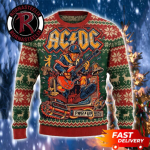 ACDC Pwr Up Tour 2026 Germany Electric Angus Young ACDC Ugly Sweater