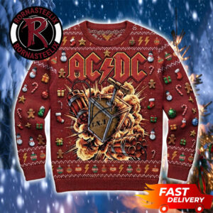 ACDC TNT Boom Boom Ho Ho Christmas 2026 ACDC Ugly Sweater