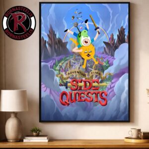 Adventure Time Side Quests Hulu October 2 2026 Poster Decor Canvas