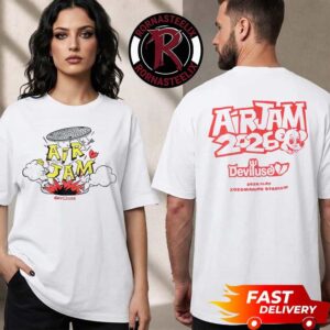 Air Jam 2026 × Deviluse White Unisex T Shirt Two Sided