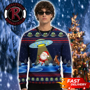Alien Kidnap Santa Claus Funny Christmas 2026 Funny Ugly Sweater