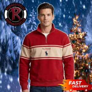 Arsenal x Ralph Lauren Champions League 2026 Official Collab Zip Polo Shirt Arsenal x Ralph Lauren Champions League 2026 Official Collab Zip Polo Shirt