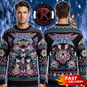 Babymetal World Tour 2026 Christmas Gift For Fans North America Babymetal Ugly Sweater