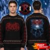 Machine Gun Kelly Christmas Gifts Pink Pattern Lost Americana Tour 2026 Machine Gun Kelly Ugly Sweater
