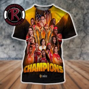 Celebrates USA National Team Are World Champions FIBA Women’s Basketball World Cup Germany 2026 All Over Print Shirt