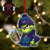 Brooklyn Nets x Grinch Coffee Custom Name Christmas Holiday Gift 2026 NBA Ornament