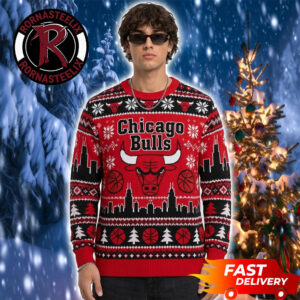 Chicago Bulls Basketball Christmas FAn Gift NBA Ugly Sweater