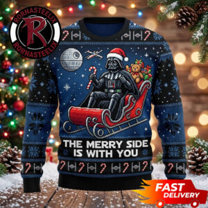 Darth Vader Santa Claus Gift For Kids Star Wars Ugly Sweater