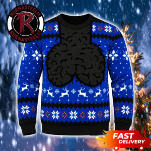 Dick Head Black Blue Jingle Balls Christmas 2026 Funny Ugly Sweater