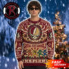 Florida Gators x Grateful Dead Holiday Fan Gift Floral Skull Dancing Bear NCAA Ugly Sweater