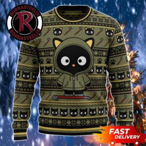 Hello Kitty And Friends Sanrio x The Boys Chococat As Hughie Parody Hello Kitty Ugly Sweater