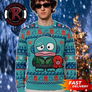 Hello Kitty And Friends Sanrio x The Boys Hangyodon As The Deep Funny Hello Kitty Ugly Sweater