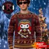 Hello Kitty x The Boys Hello Kitty as Homelander Mashup Parody Hello Kitty Ugly Sweater Hello Kitty x The Boys Hello Kitty as Homelander Mashup Parody Hello Kitty Ugly Sweater