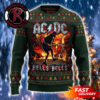 Funny Meme Christmas Gift 2026 ACDC Ugly Sweater
