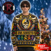 Georgia Bulldogs x Grateful Dead Dancing Bears Skull Roses Christmas Fan Gift NCAA Ugly Sweater