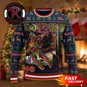 Iron Maiden Somewhere In Time Christmas Gift For Fans Iron Maiden Ugly Sweater
