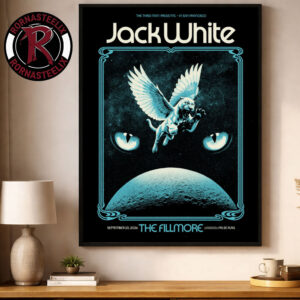Jack White San Francisco Live 2026 Event Poster At The Filmore On September 23 2026 Poster Decor Canvas