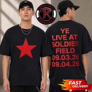 Kanye West Ye Live 2026 Exclusive Tee In Chicago At Soldier Field September 3 4 2026 Unisex T Shirt Two Sided