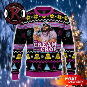 Macho Man Randy Savage The Cream Of The Crop Wrestling v2 Funny Ugly Sweater