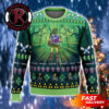 Merry Linkmas Green And Yellow Pattern Ugly Legend Of Zelda Ugly Sweater
